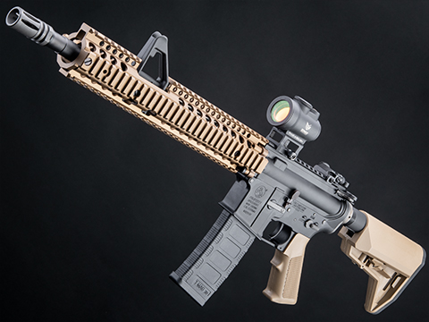 EMG Custom Built Colt Licensed M4 SOPMOD Block 2 Airsoft AEG Rifle with Daniel Defense Rail System (Model: 12 FSP M4A1 / Dark Earth)