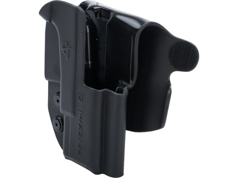 Comp-Tac Paddle OWB Kydex Holster (Model: GLOCK 19, 23, 32 Gen 1-5 / Right Hand / Black)