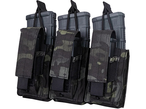 Condor Gen 2 Triple Kangaroo Mag Pouch for M4/M16 (Color: Multicam Black)