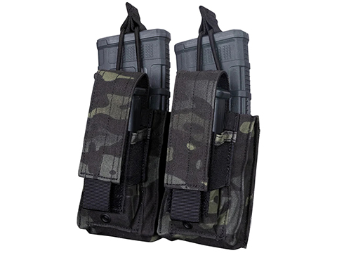 Condor Gen 2 Double Kangaroo Mag Pouch for M4/M16 (Color: Multicam Black)