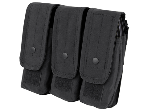 Triple M4 / AK MOLLE Ready Magazine Pouch by Condor (Color: Black)