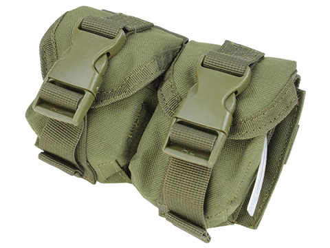 Condor Tactical Double Frag Grenade Pouch (Color: OD Green)