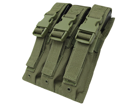 Condor Tactical Triple MP5 / SMG Magazine Pouch (Color: OD Green)