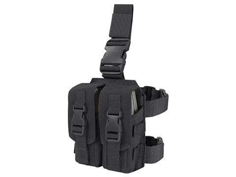 Condor Drop Leg M4 Mag Pouch (Color: Black), Tactical Gear/Apparel ...