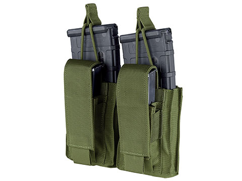 Condor Gen 2 Double Kangaroo Mag Pouch for M4/M16 (Color: Olive Drab)