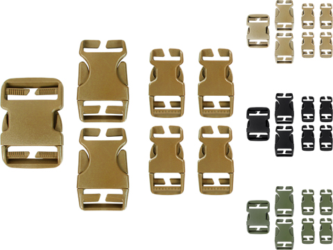 Condor Replacement Buckle Set for Vests / Plate Carriers / Harnesses / Belts (Color: Coyote Brown)