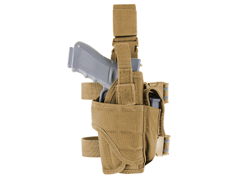 Condor Tornado Universal Tactical Thigh / Drop Leg Holster (Color: Coyote / Right Hand)