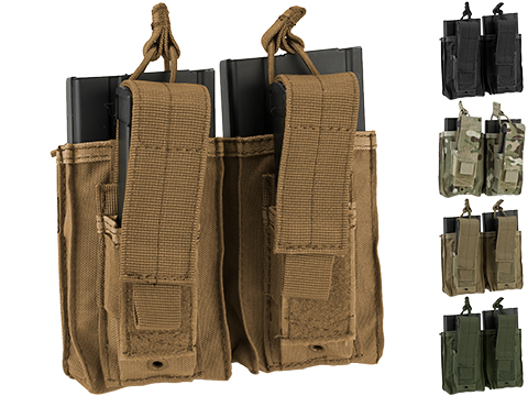 Condor MOLLE Double Kangaroo M14 & Pistol Mag Pouch (Color: Scorpion OCP)