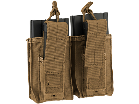 Condor MOLLE Double Kangaroo M14 & Pistol Mag Pouch (Color: Coyote)
