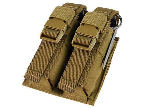 Condor Tactical Double Flashbang / Large Grenade Pouch (Color: Coyote Brown)