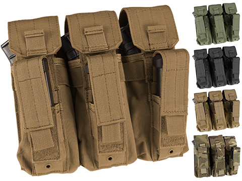 Condor Triple AK Kangaroo Magazine Pouch (Color: Black)