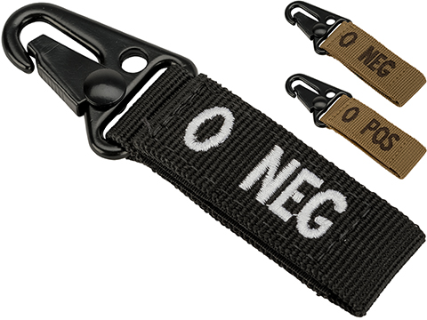 Condor Blood Type Keychain (Model: O POS / Black)