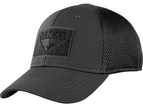 Condor Flex Tactical Mesh Cap (Color: Black / Small/Medium)