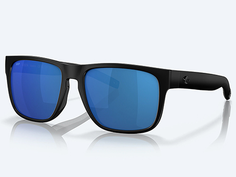 Costa Del Mar Spearo Polarized Sunglasses (Color: Blackout Blue / 580P Blue Mirror Lens)