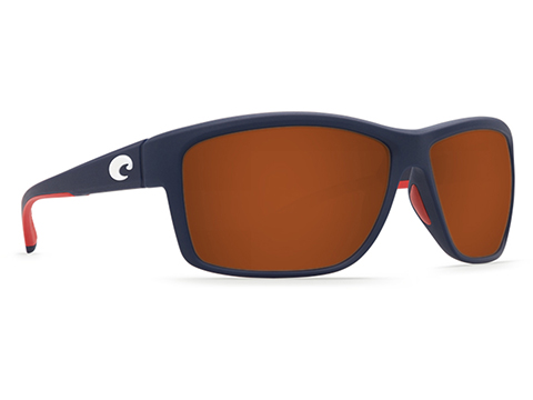 Costa Del Mar - Mag Bay Polarized Sunglasses (Color: USA Blue / 580p Copper Silver Mirror)
