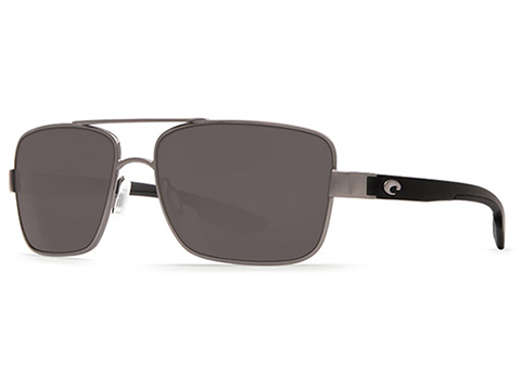 Costa Del Mar - North Turn Polarized Sunglasses (Color: Gunmetal, Matte Black / 580G Grey Lens)