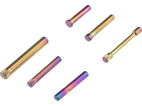 CowCow Technology Replacement Pin Set for Gas Blowback AAP-01C Airsoft Pistols (Color: Rainbow)