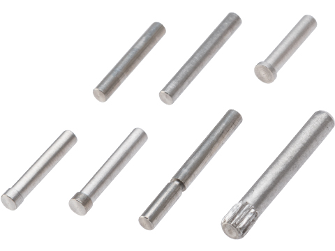 CowCow Technology Stainless Steel Pin Set for ISSC M22, SAI BLU, Lonewolf, & Compatible Airsoft Gas Blowback Pistols