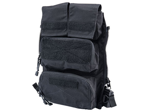 Crye Precision Pouch Zip-On Panel 2.0 (Color: Black / Small - Medium)