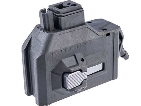 CTM HPA to M4 Magazine Adapter for HI-CAPA Gas Blowback Airsoft Pistols (Color: Black-Grey / Adapter Only)