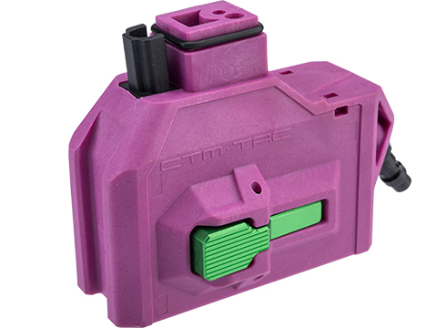 CTM HPA to M4 Magazine Adapter for HI-CAPA Gas Blowback Airsoft Pistols (Color: Violet-Green / Adapter Only)