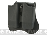 Matrix Hardshell Adjustable Magazine Holster for Glock Series Pistol Mags (Mount: Paddle Attachment / Black)