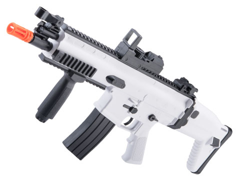 SoftAir FN Herstal-Licensed SCAR Full Size Entry Level Airsoft AEG Rifle (Color: Winter Storm Trooper)