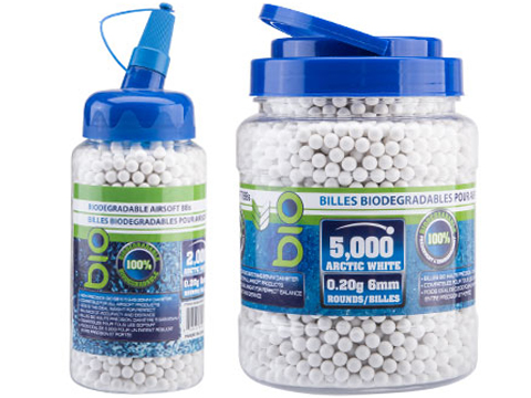 SoftAir Arctic Biodegradable 6mm Airsoft BBs (Weight: 0.20g / 2000 Rounds)