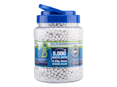 SoftAir Arctic Plant-Based 6mm Airsoft BBs (Weight: 0.20g / 5000 Rounds)