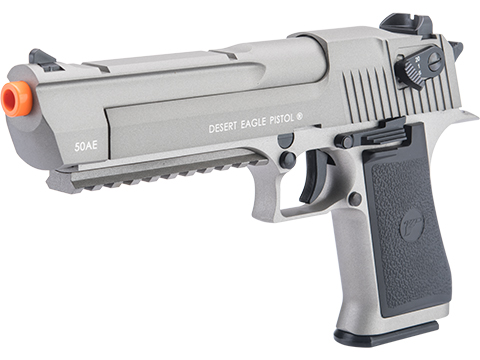 Magnum Research Licensed Select Fire Desert Eagle CO2 Gas Blowback Airsoft Pistol by KWC (Color: Silver)