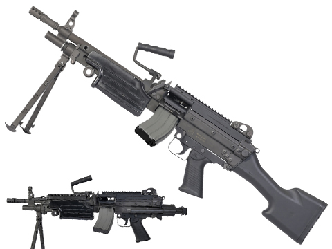 Cybergun FN Herstal Licensed M249 MINIMI Gas Blowback Airsoft Machine Gun by VFC 