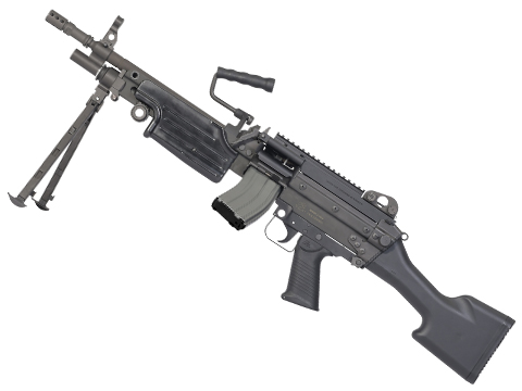 Cybergun FN Herstal Licensed M249 MINIMI Gas Blowback Airsoft Machine Gun by VFC 
