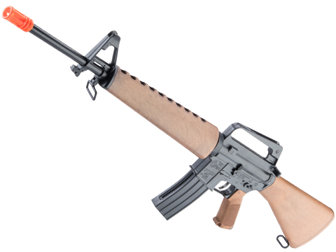 Cybergun Colt Licensed Full Size M16A1 Airsoft Spring Rifle (Color: Faux Wood Special Edition)