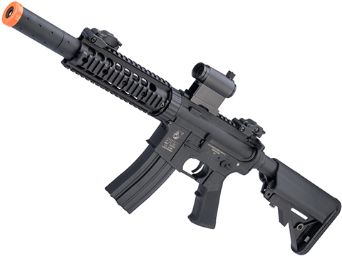 Cybergun Licensed Colt Sportsline M4 AEG Rifle w/ G3 Micro-Switch Gearbox (Model: Silent Ops 7 / Black)