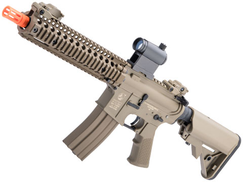 Cybergun Licensed Colt Sportsline M4 AEG Rifle w/ G3 Micro-Switch Gearbox (Model: Daniel Defense 9 MK18 / Tan)