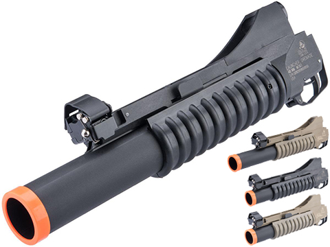 Cybergun Colt Licensed M203 40mm Grenade Launcher for M4 / M16 Series Airsoft Rifles (Model: Black / Short)