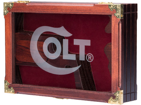 Colt Licensed Wooden Box With Glass Lid 