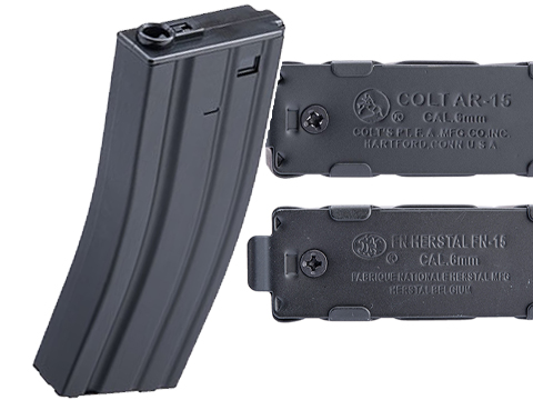 Cybergun Licensed Metal Magazines for M4 / M16 Series Airsoft AEG Rifles (Model: Colt 300rd Hi-Cap)