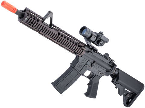 GHK Colt Licensed M4A1 SOPMOD Block 2 Gas Blowback Airsoft Rifle w/ EMG Daniel Defense RISII Rail by Cybergun (Length: 14.5 FSP)