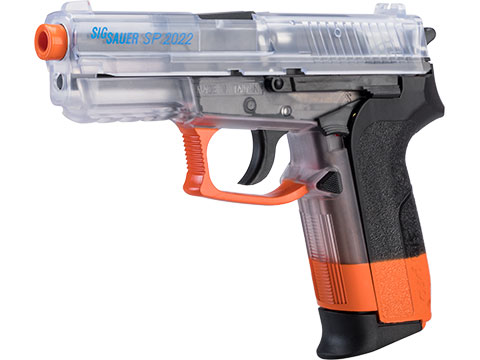 Swiss Arms Licensed SIG Sauer SP2022 CO2 Airsoft Gas Non-Blowback Pistol by KWC (Model: Clear Orange)