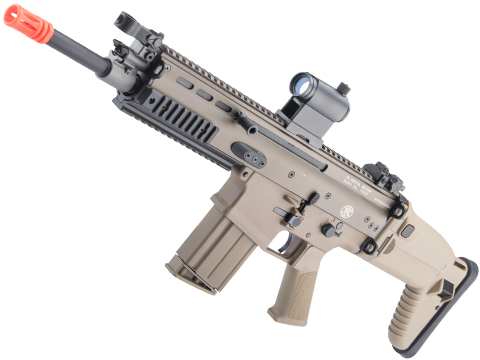 Cybergun FN Herstal Licensed SCAR-H Airsoft AEG Rifle by ARES (Model: Mk. 17 / Tan)