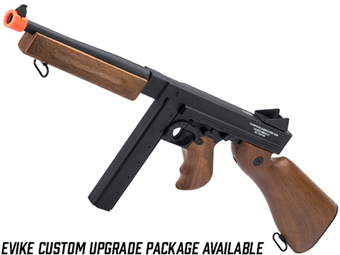 Cybergun Auto Ordnance Licensed Thompson M1A1 Airsoft AEG Rifle w/ Metal Receiver (Package: Gun Only)