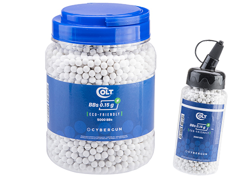 Colt Licensed Eco-Friendly Biodegradable Precision 0.15g Airsoft BBs 