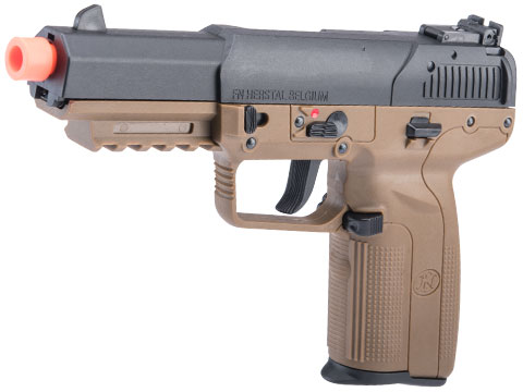 FN Herstal Licensed Five-seveN Airsoft GBB Pistol by Cybergun (Color: Flat Dark Earth)