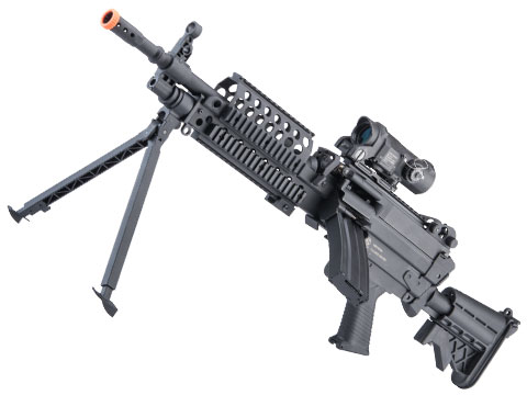 Cybergun FN Licensed M249 MINIMI Featherweight Airsoft Machine Gun (Model: MK46 / 400 FPS)