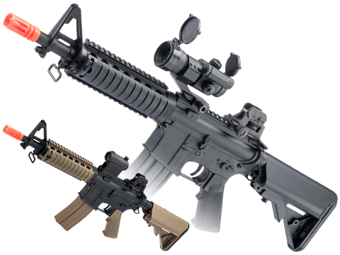 Colt Licensed M4 CQB-R SOPMOD Airsoft AEG w/ LiPo Ready Metal Gearbox (Color: Tan / Gun Only)