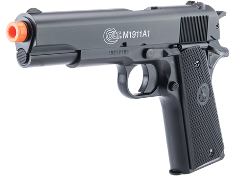 Colt Licensed Full Size M1911A1 Airsoft Pistol with Metal Slide (Packaging: Box / Reload Package)