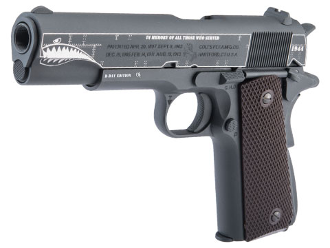 Cybergun Colt-Licensed M1911A1 Limited D-Day Special Edition Gas Blowback Airsoft Pistol by KWC