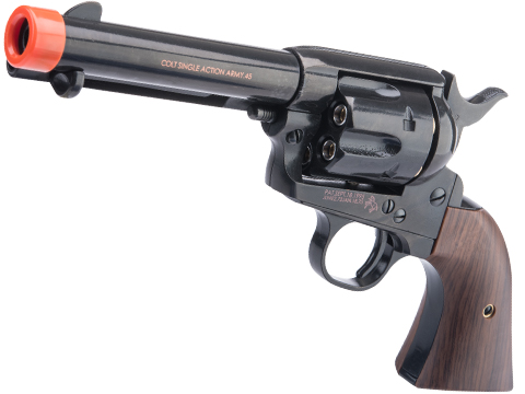 Cybergun Colt Licensed SAA .45 Peacemaker Gas Powered Airsoft Revolver by King Arms 