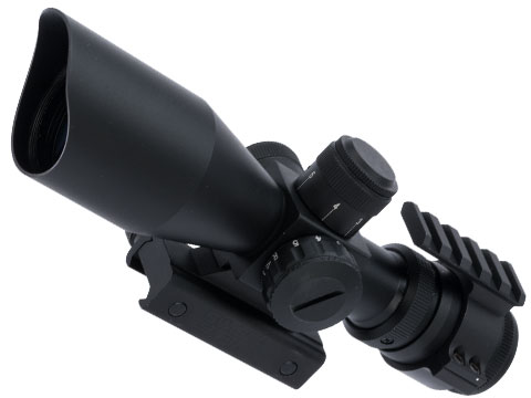 Swiss Arms 3-9x40 Compact Illuminated Scope w/ Fixed Weaver Accessory Rail